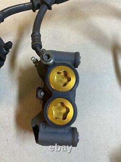 08-16 Yamaha R6r Yzf-r6 Front Brake System Calipers Master Oem Brembo #0185