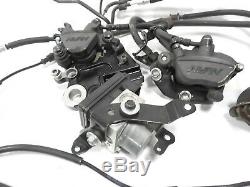 17 18 19 Kawasaki Ninja Ex-650 Ex650 Abs System Pump Front & Rear Calipers Lines