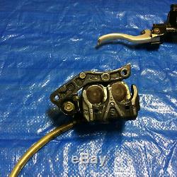 1986 Honda CR250R Complete working front brake system