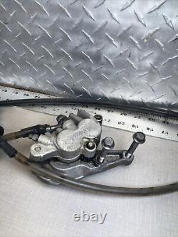 1992 Honda CR500R CR250R CR125R Front Brake System Caliper Master Cylinder Line