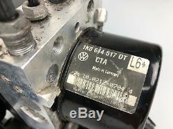 2013 VW Golf R ABS Anti Lock Brake System Control Pump ESP Module // 1K0907379BL