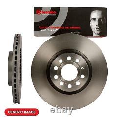 2x Brake Disc Front Internally Vented Braking System Fits Ford BREMBO 09. C243.10