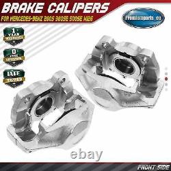 2x New Brake Calipers Front for Mercedes-Benz S-Class W126 80-85 BENDIX System