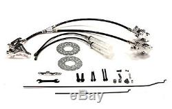 BAJ128SILVER Alloy Hydraulic Front Brake System for HPI Baja 5B, 5T, 5B2.0, 5SC