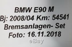 BMW 3er M3 E90 E92 E93 V8 420PS front brakes system brake caliper left & right