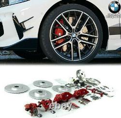 BMW M Performance Sports Brake System Kit F40 F44 Front Rear Red 34112450159