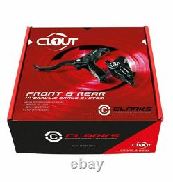 Bicycle disc brake system clarks CLOUT 160mm Set Front and Rear