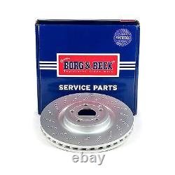 Borg & Beck Brake Disc Pair Fits Mercedes-Benz CLS CLS 350 CLS 350 BlueTEC / d
