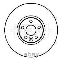 Borg & Beck Front Brake Disc Fits Volvo BBD5903S