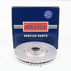 Borg & Beck Front Brake Disc Pair Fits Mini Mini John Cooper Works 2015-2022