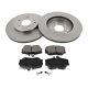 Brake Discs Ø284 Front Pads For Mercedes C-class W202 Brake System Lucas Of