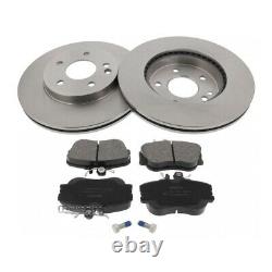 Brake Discs Ø284 Front Pads for Mercedes C-Class W202 Brake System of Lucas