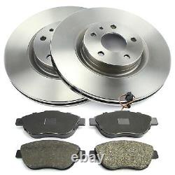 Brake Discs Pads Front 11 3/16in Vented Fiat Doblo 263 152 System Bosch