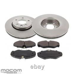 Brake Discs Pads Front Axle for Nissan Vauxhall Renault Traffic