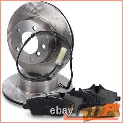 Brake Set Kit + Wear Sensor+ Pads +discs Ventilated Ø284 Front System Lucas Trw