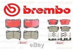Brembo Front & Rear Brake Pads Acura TL Type-S with Bembo Brake System