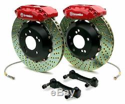 Brembo Gran Turismo GT Brake System 111.6005A2 Red Drilled Front 328x28 Upgrade