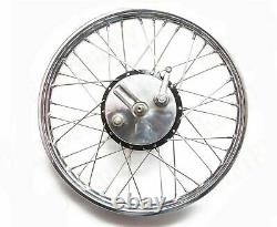 Complete Vintage Front Half Width Wheel With Brake System SS Spokes