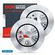 Don Brake Discs Rotors Front & Rear Braking Service Set Fits Honda Civic