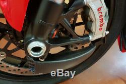 Ducati Panigale V4 CNC Racing Front Brake Ducts Cooling System + Mounting Kit