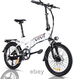 Electric Bike Portable 20'' Foldable City Commuter 350W 35km/h Bicycle Unisex A+