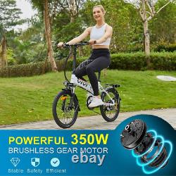 Electric Bikes Mountain Bike E-BIKE 20'' Folding E-Citybike Bicycle 350W E 200