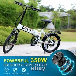 Electric Bikes Mountain Bike E-BIKE 20'' Folding E-Citybike Bicycle 350W E 220