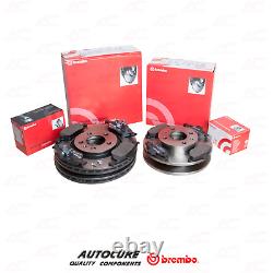 Fits Vw Golf R 2.0 (mk7) Front & Rear Brembo Brake Discs & Pads Set 2012