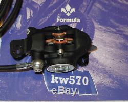 Formula Brake System R0/RO Oval MY16 Matte Black FCS + TFRA Silver front+rear