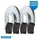 Front Brake Discs & Pads Service Kit Braking System Fits Renault Espace