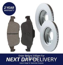 Front Brake Discs & Pads Service Replacement Kit Braking System Fits Ford Fiesta