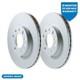 Front Brake Discs Service Kit Braking System Fits Renault Laguna Espace
