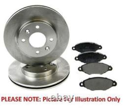 Front Brake Kit 2x Discs 1x Pads Advics System Fits Lexus IS 2001-On By Eicher