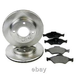Front Brake Kit Discs & Pads Set 239.5mm Vented ATE System Ford KA Fiesta Pagid