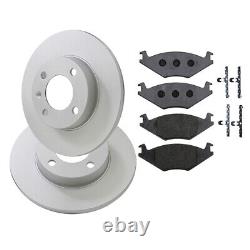 Front Brake Kit Discs & Pads Set 239mm Solid Kelsey-Hayes System VW Polo Pagid