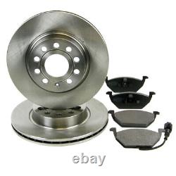 Front Brake Kit Discs & Pads Set 280mm Vented ATE System VW Golf MK5 By Pagid