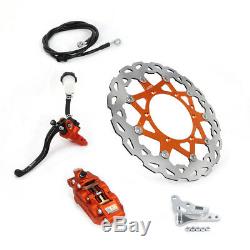 Front Brake System 320mm Disc Master Cylinder For KTM EXC SX XCF XC Supermoto