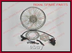 Front Disc Brake Kit Assembly System With Disc Wheel For Royal Enfield Bikes BSA