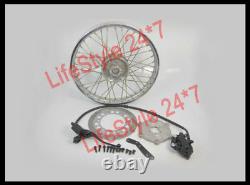 Front Disc Brake Kit Assembly System With Disc Wheel For Royal Enfield Bikes BSA