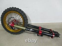 HONDA CRF50 SANO SYSTEMS BOMBSHELL FRONT FORKS With 12 WHEEL HUB M137