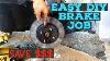 How To Replace Front Brakes For Beginners W Hand Tools Diy Pads And Rotors Pro Tips Included