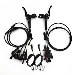 Hydraulic Brake System with Dual Front Disc Brake Calipers and Park Button