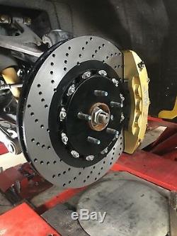 JPM RS Big Brake 6Pots Caliper Anodized GOLD 15 Drill Disc for Corvette C7