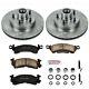 Koe4539 Powerstop Brake Disc And Pad Kits 2-wheel Set Front New For Olds Savana