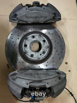 Mercedes C-class W205 C205 C43 Amg Front Brake System Calipers + Discs