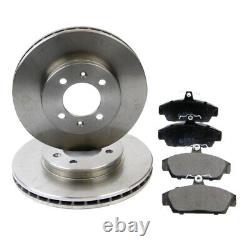 Pagid Front Brake Kit Discs & Pads Set 240mm Vented Lucas System MG MGF Inc VVC