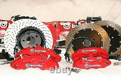 Read Full Brembo Big Brake Kit Gran Turismo System Front Rear Calipers Rotor BBK