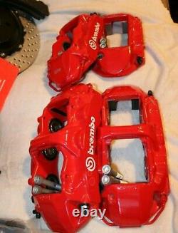 Read Full Brembo Big Brake Kit Gran Turismo System Front Rear Calipers Rotor BBK