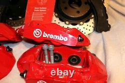 Read Full Brembo Big Brake Kit Gran Turismo System Front Rear Calipers Rotor BBK