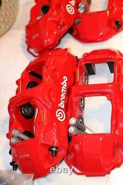 Read Full Brembo Big Brake Kit Gran Turismo System Front Rear Calipers Rotor BBK